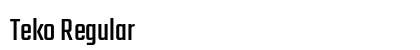 Teko Regular Preview