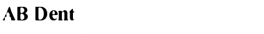 Download AB Dent Font Download AB Dent Font