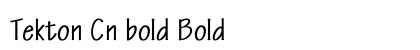 Tekton Cn bold Bold preview