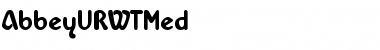 AbbeyURWTMed Regular Font