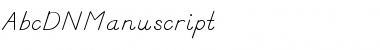 AbcDNManuscript Regular Font