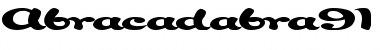 Abracadabra91 Regular Font