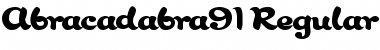 Abracadabra91 Regular Font