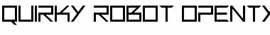 Quirky Robot Regular Font