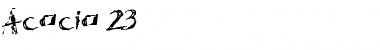Acacia 23 Regular Font