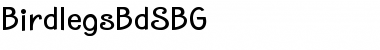 Birdlegs Regular Font