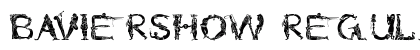 BavierShow Regular preview