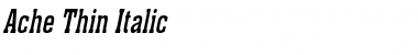 Download Ache Thin Font