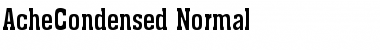 AcheCondensed Normal Font