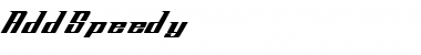 Download AddSpeedy Font Download AddSpeedy Font