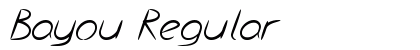 Bayou Regular preview