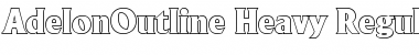 Download AdelonOutline-Heavy Font