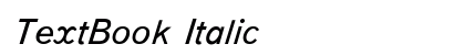 TextBook Italic Preview