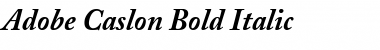 ACaslon Bold Italic Font