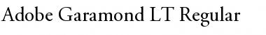 AGaramond LT Regular Font