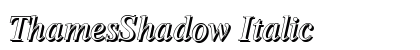 ThamesShadow Italic preview