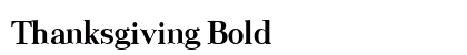 Thanksgiving Bold preview