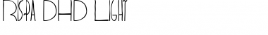 Rispadhd Light Font