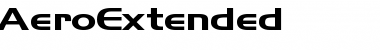 AeroExtended Regular Font