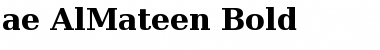 Download ae_AlMateen Font