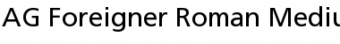 Download AG Foreigner-Roman Font