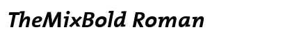 TheMixBold Roman preview
