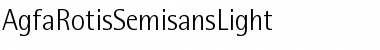 Download Agfa Rotis Semisans Light Font