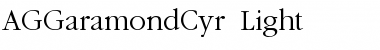 Download AGGaramondCyr Font