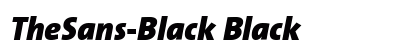 TheSans-Black Black preview