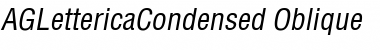 Download AGLettericaCondensed Font