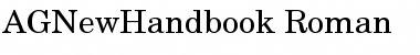 AGNewHandbook Roman Font