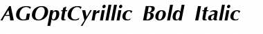 AGOptCyrillic Font