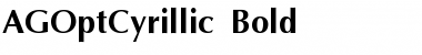 AGOptCyrillic Font
