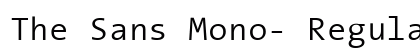 The Sans Mono- Regular Preview