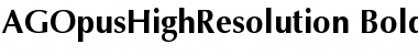 Download AGOpusHighResolution Font