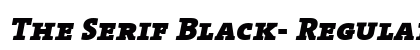 The Serif Black- Regular preview