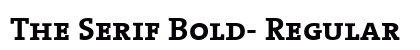 The Serif Bold- Regular preview