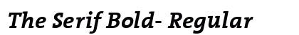 The Serif Bold- Regular preview