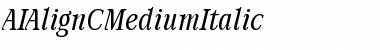 AIAlign Italic Font