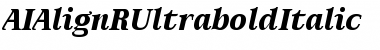 AIAlign Italic Font