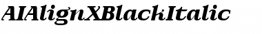 AIAlign Italic Font