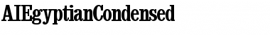 AIEgyptianCondensed Regular Font