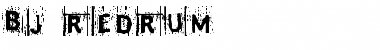 BJ REDRUM Regular Font