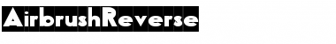 Download AirbrushReverse Font