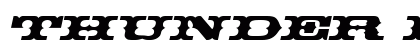 Thunder row Italic Preview