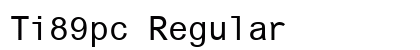 Ti89pc Regular preview