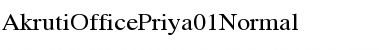 Download AkrutiOfficePriya01 Font