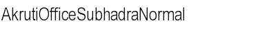 Download AkrutiOfficeSubhadra Font