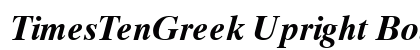 TimesTenGreek Upright Bold Italic Preview