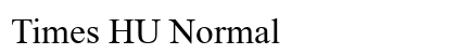 Times HU Normal preview